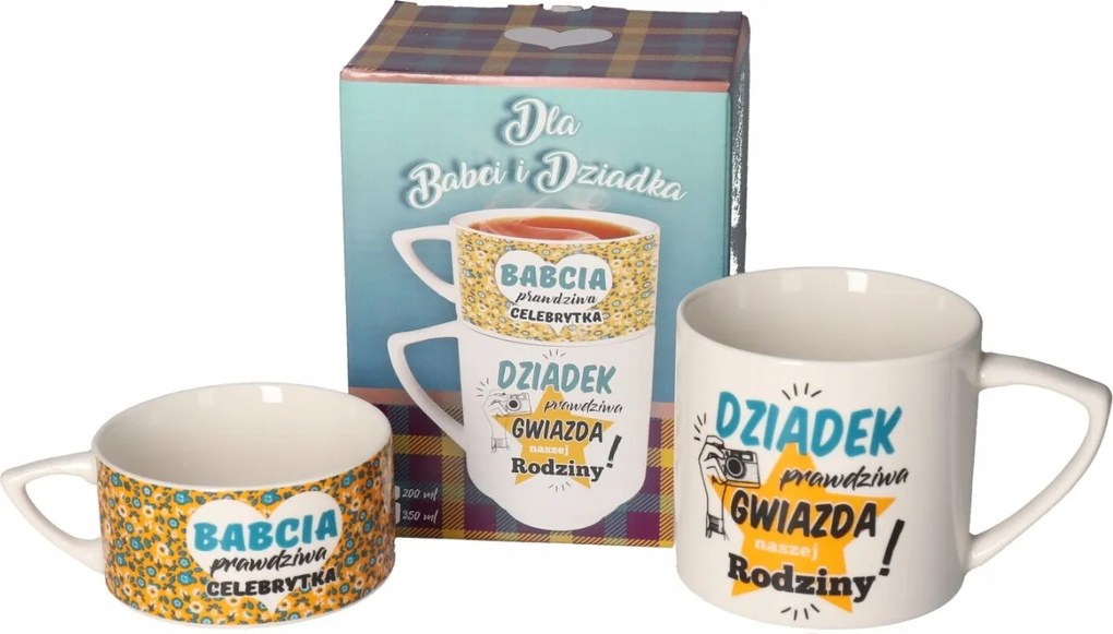 Bögre Nagypapa Nagymama Ajándék Szett