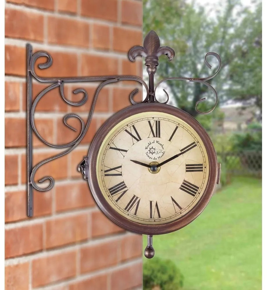Rustic falióra hőmérővel - Esschert Design