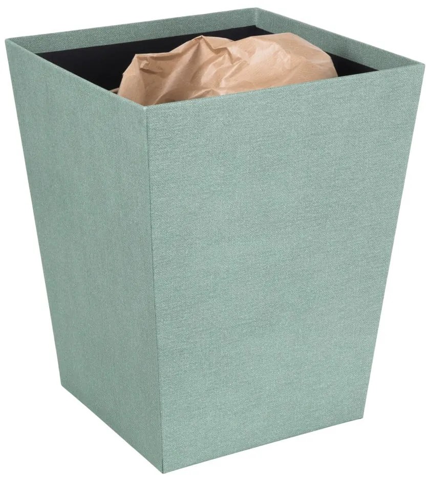 Kékeszöld irodai szemetes Sofia Canvas Paper Laminate – Bigso