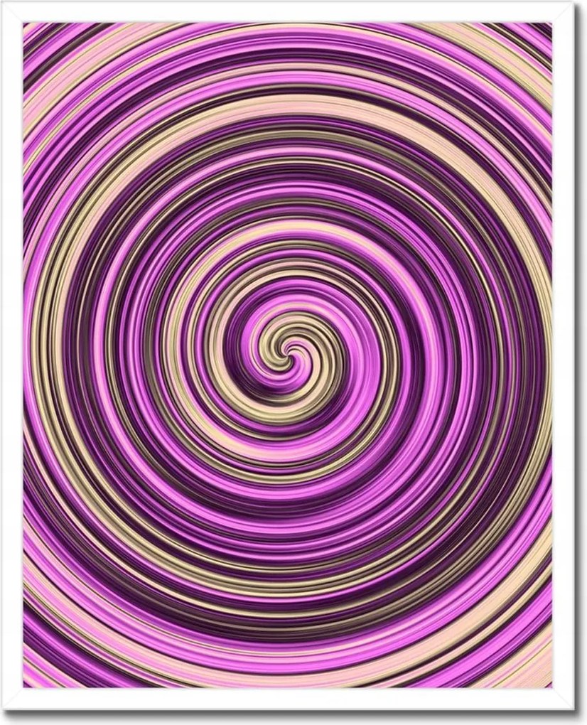 Poszterek keretben 40x50 Lila centrifuga és krém