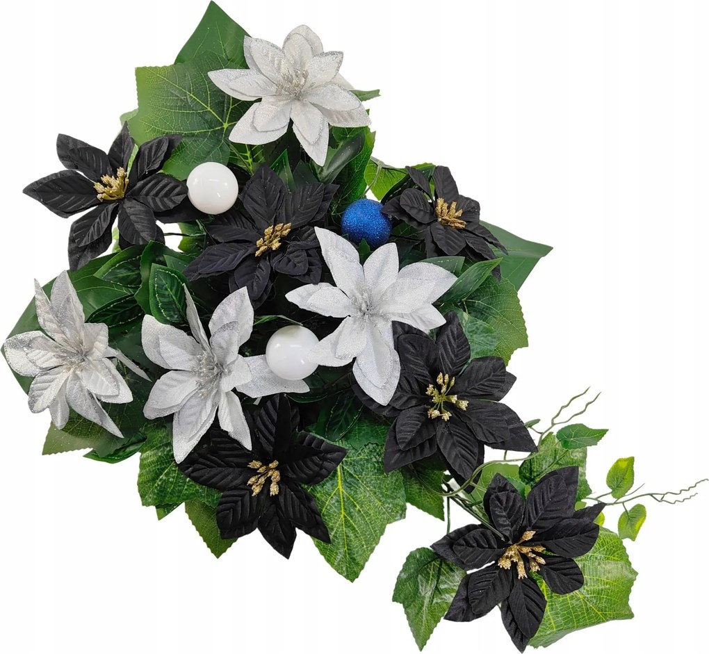 Karácsonyi kompozíció 25001518 nád a temetőbe