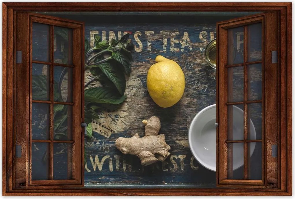 Poszterek 90x60 Gyógyteák gyömbérrel