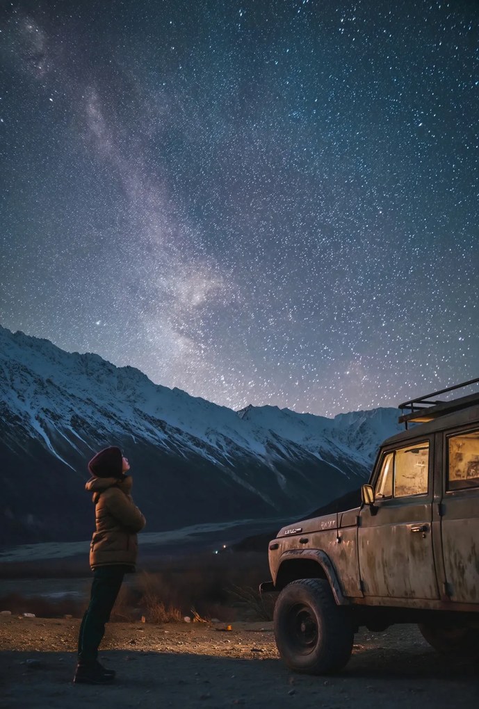 Poszter 67,5x100cm Csillagos megfigyelések