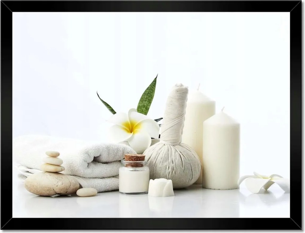 Poszterek keretben 40x30 Spa illatos gyertya