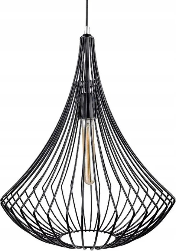 Függőlámpa Fekete Modern Fém Object 1xE27