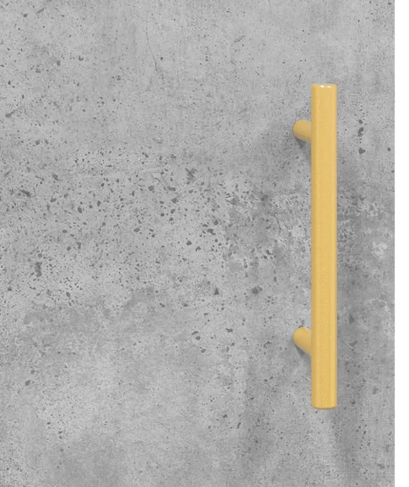 betonszürke szerelt fa faliszekrény 60 x 31 x 60 cm