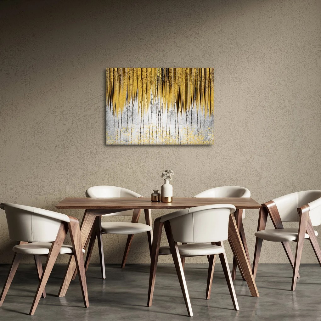Kép - Arany vonalak (70x50 cm)