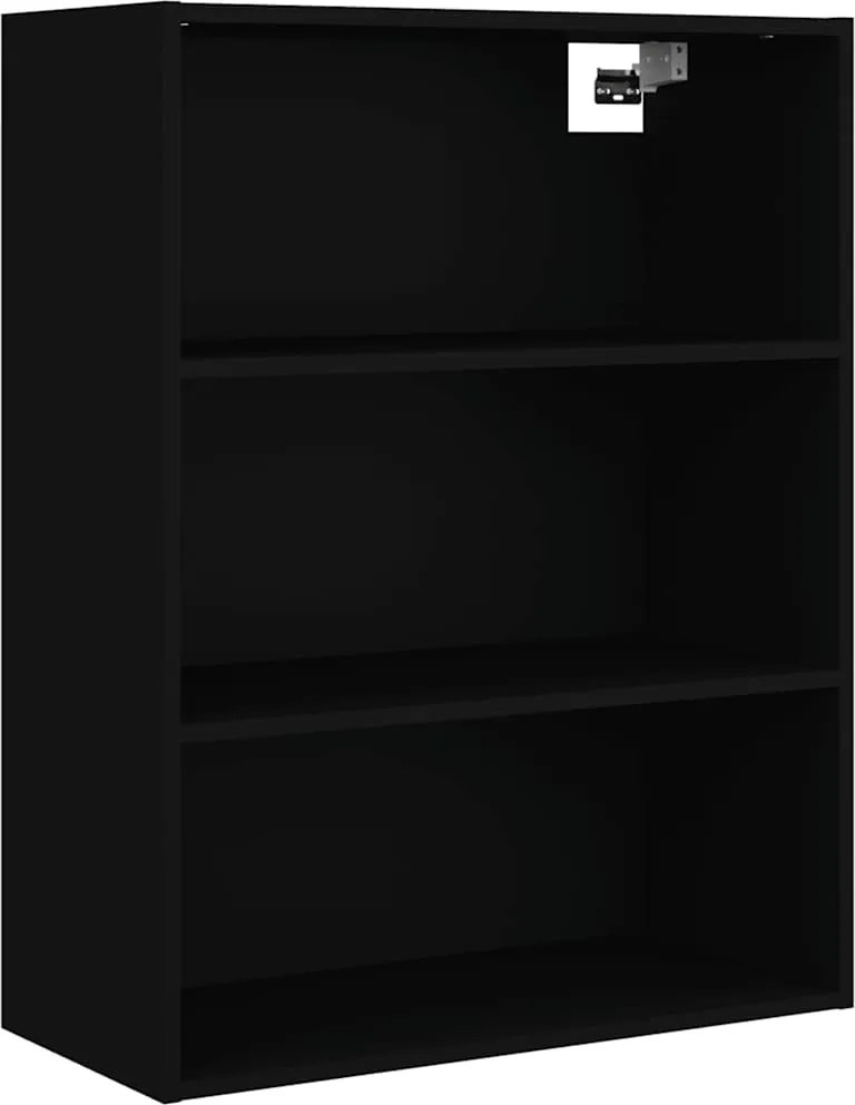 vidaXL fekete faliszekrény 69,5 x 32,5 x 90 cm