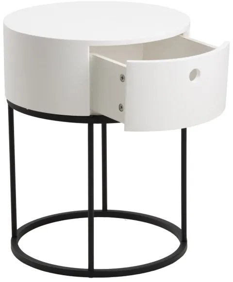 Fehér COLUM éjjeli szekrény