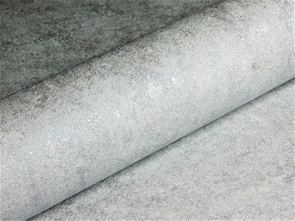 Gyönyörű Tapéta Ezüst Szürke Vastag Tapéta Beton Vakolat Velencei Stukkó