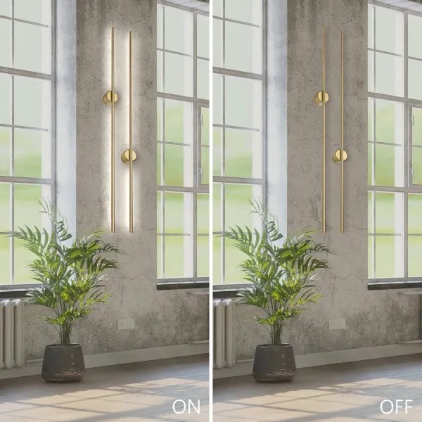 LED fali lámpa LANA LED/12W/230V 4000K matt arany