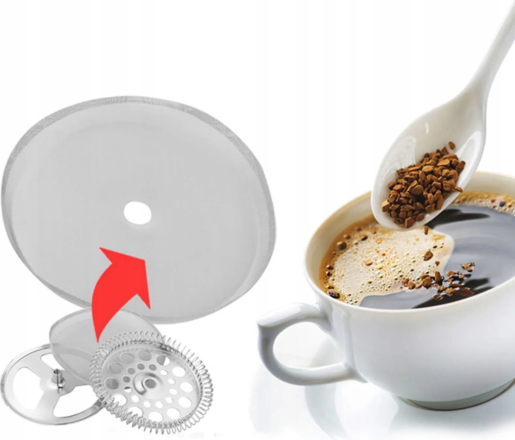 5X Mosható Kávészűrő French Press Kávészűrő