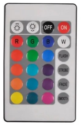 LED RGB állítható fényerőjű szalag 5m LED/18W/12V IP20 + távirányító