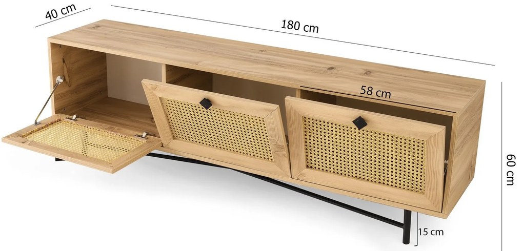 TV szekrény Alcazar 180