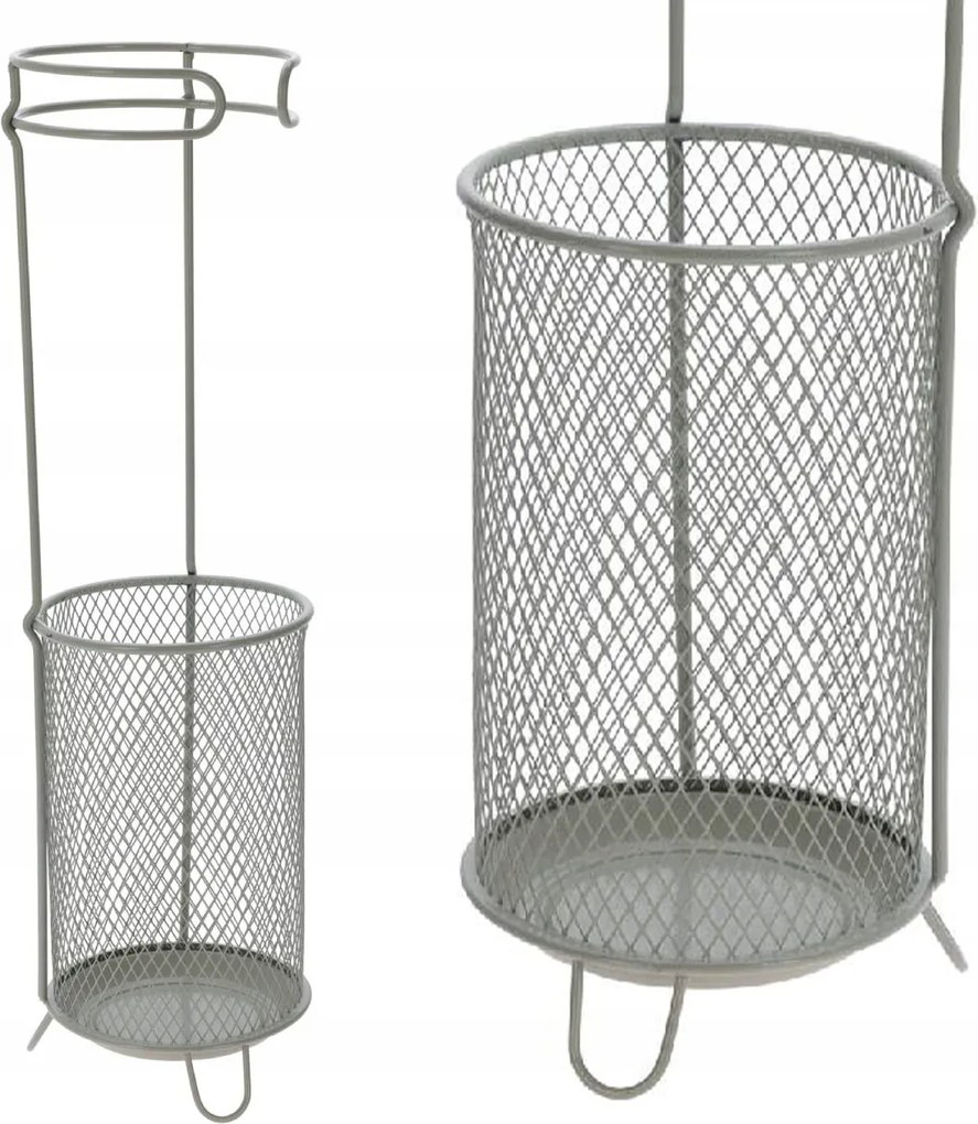 Esernyőtartó Állvány Esernyő Csepegtetővel Fém Kosár Áttört Előszoba Bézs