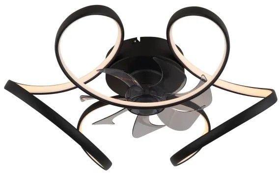 Globo 03638 - LORIS LED mennyezeti ventilátor 40W 3000-6000K + távirányító