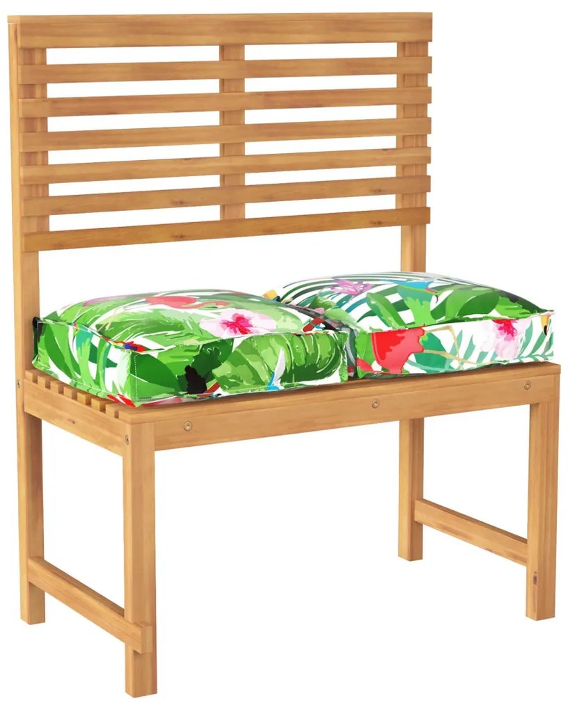 Palettapárnák üléshez 2 db Trópusi dzsungel 40x40x8 cm Oxford szövet