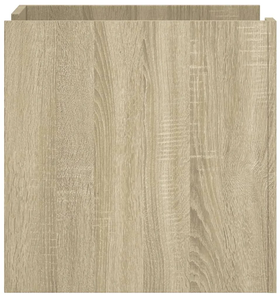 Sonoma tölgy színű szerelt fa éjjeliszekrény 45 x 50 x 50 cm