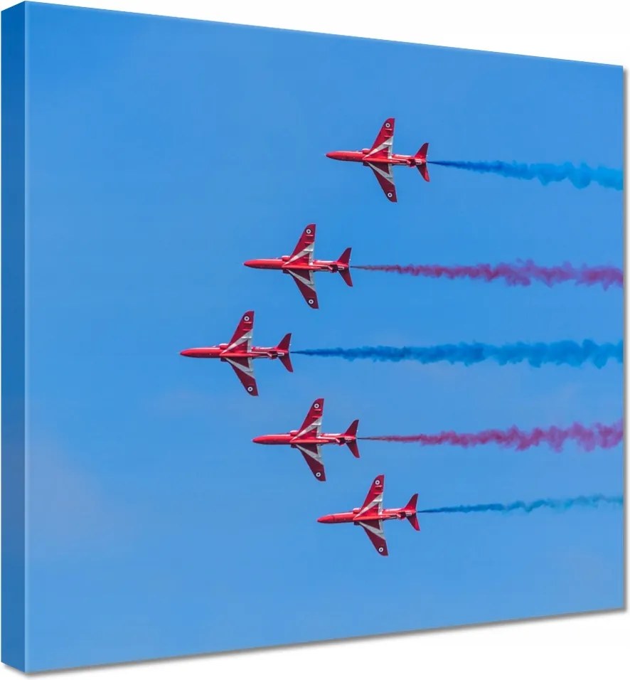 Vászonkép 40x40 Repülőgépek bemutató