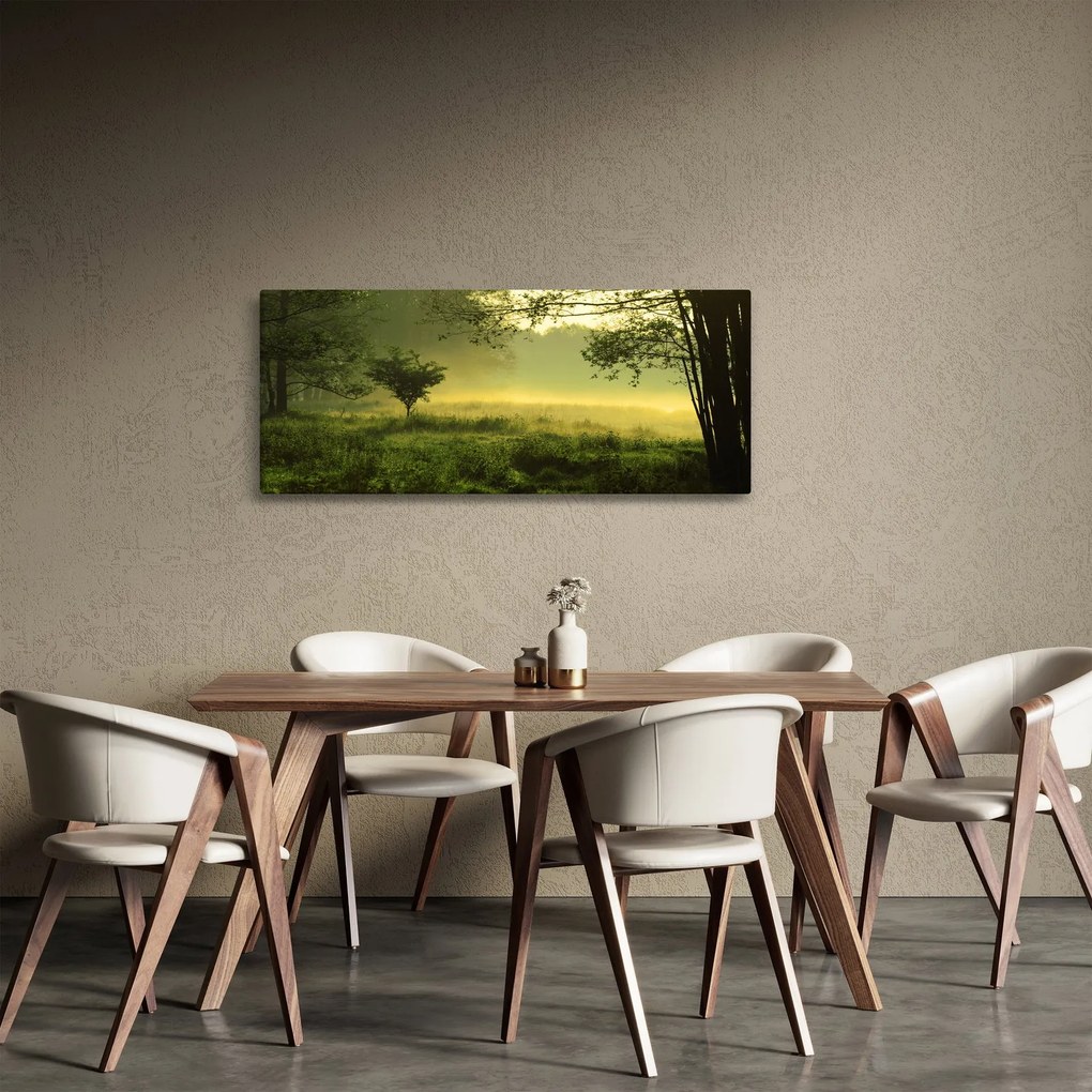 Kép - Ébredő erdő (120x50 cm)
