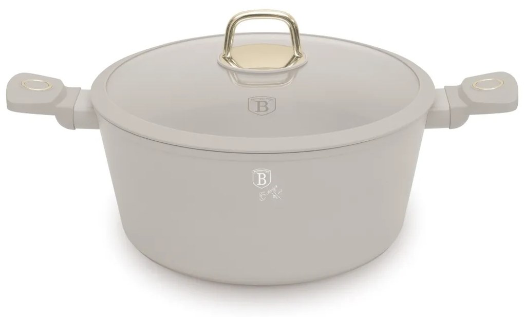 BerlingerHaus titánbevonatú serpenyő fedéllel Sahara 28 cm, 28 cm