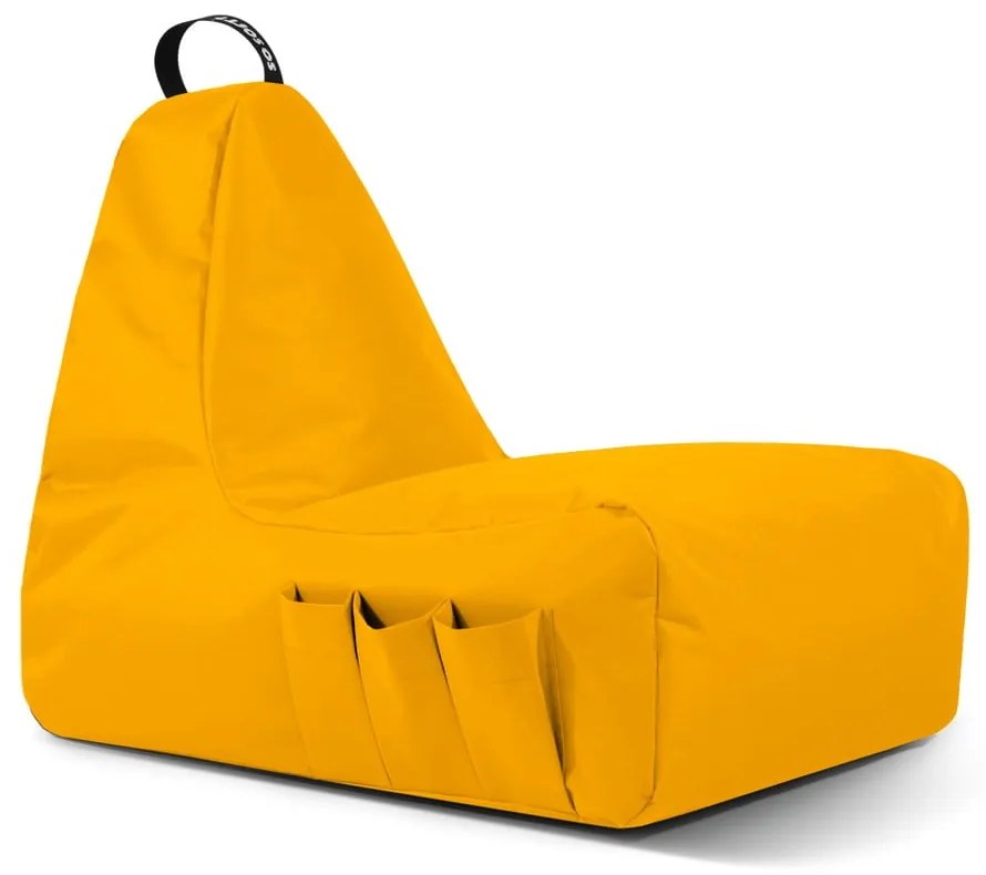 Sárga babzsákfotel Chill Gamer XL – So Soft?