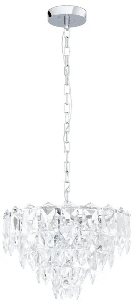 Eglo 39723 - Csillár láncon CARVARIO 7xE14/40W/230V