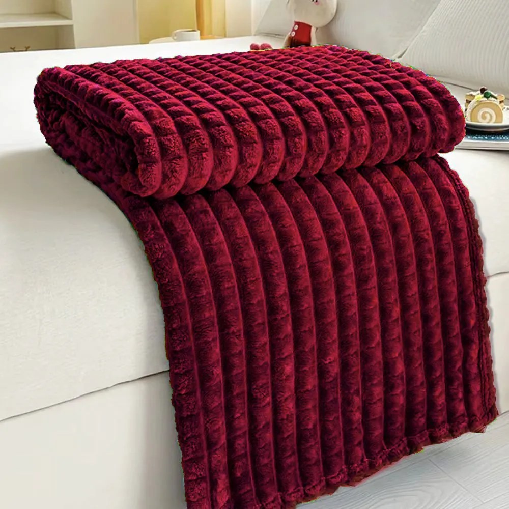 Meleg takaró Homa LENEX BURGUNDY