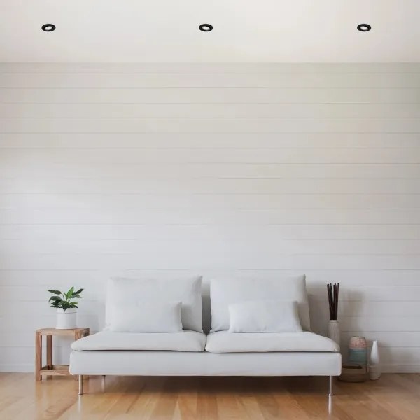 Brilo - KÉSZLET 3x LED Fürdőszobai beépíthető lámpa 1xGU10/5W/230V IP23 fekete