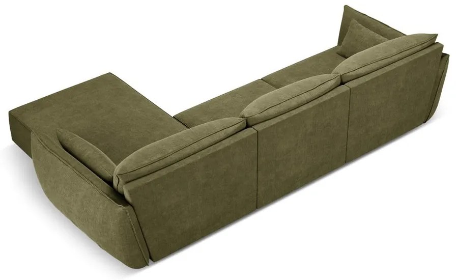 Zöld sarokkanapé (jobb oldali) Vanda – Mazzini Sofas