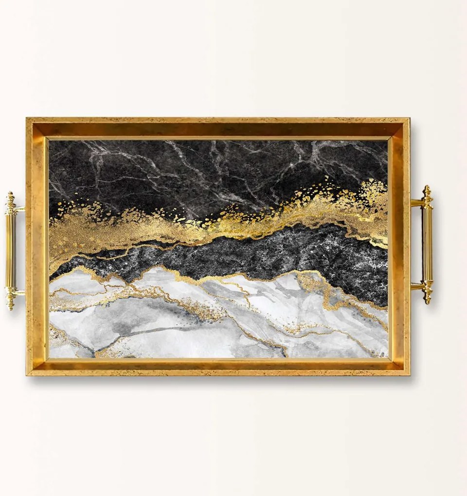 Üveg tálca, 38×24 cm – TPEA10031
