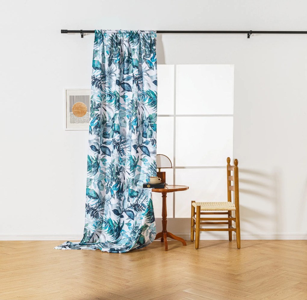 CORTINA mintás dizájnfüggöny 140x270 cm Felfüggesztés: Hullámos sínszalag