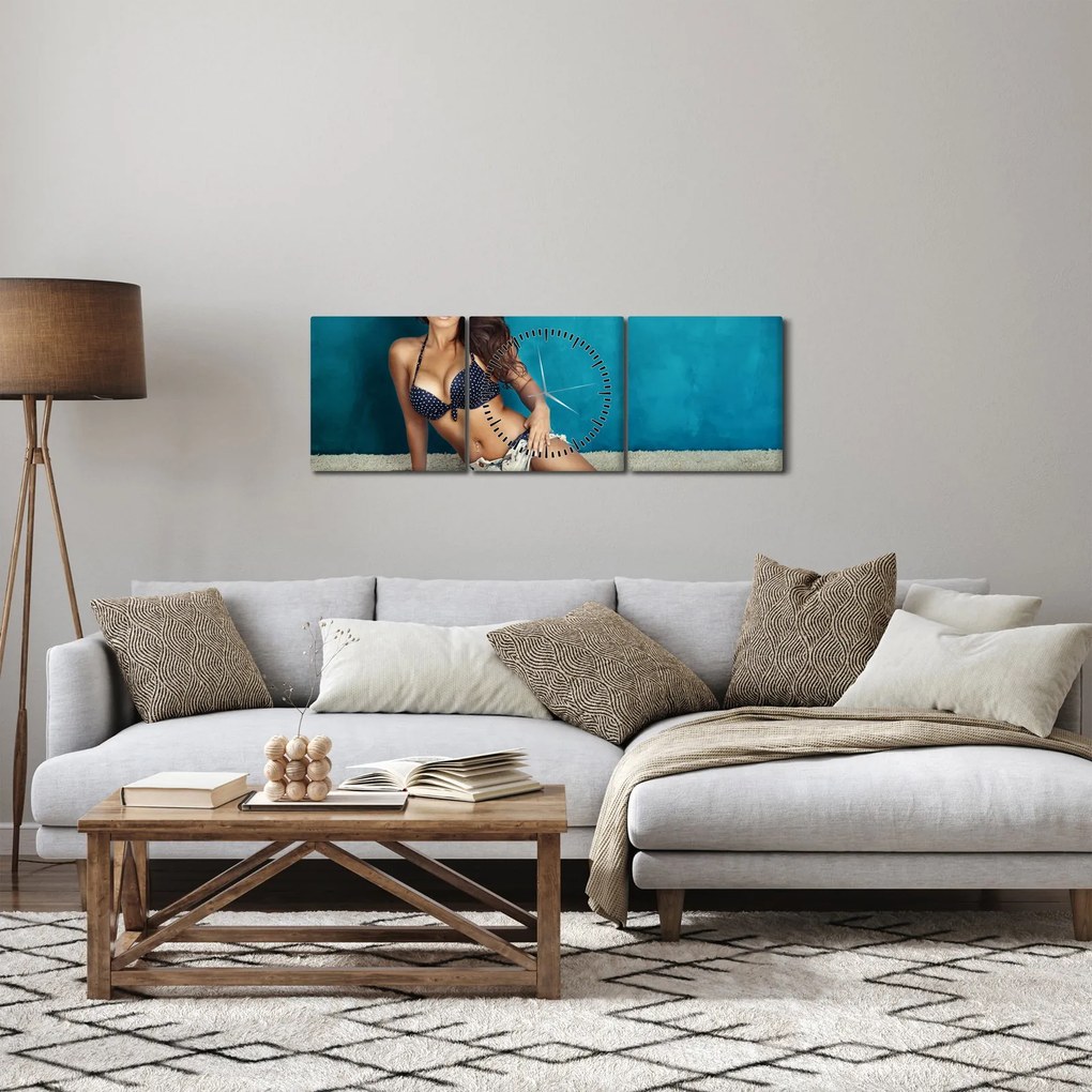 Kép - Pózoló nők (órával) (90x30 cm)