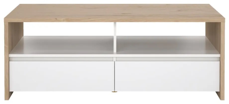 Fehér-natúr színű dohányzóasztal 60x120 cm Next – Tvilum