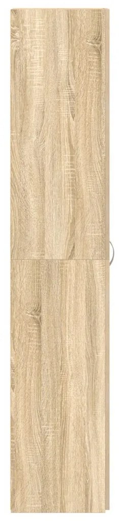 Cipőtartó Sonoma tölgy 80x35,5x180 cm Műgyanta