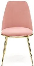 K-460 étkezőszék rózsaszín arany