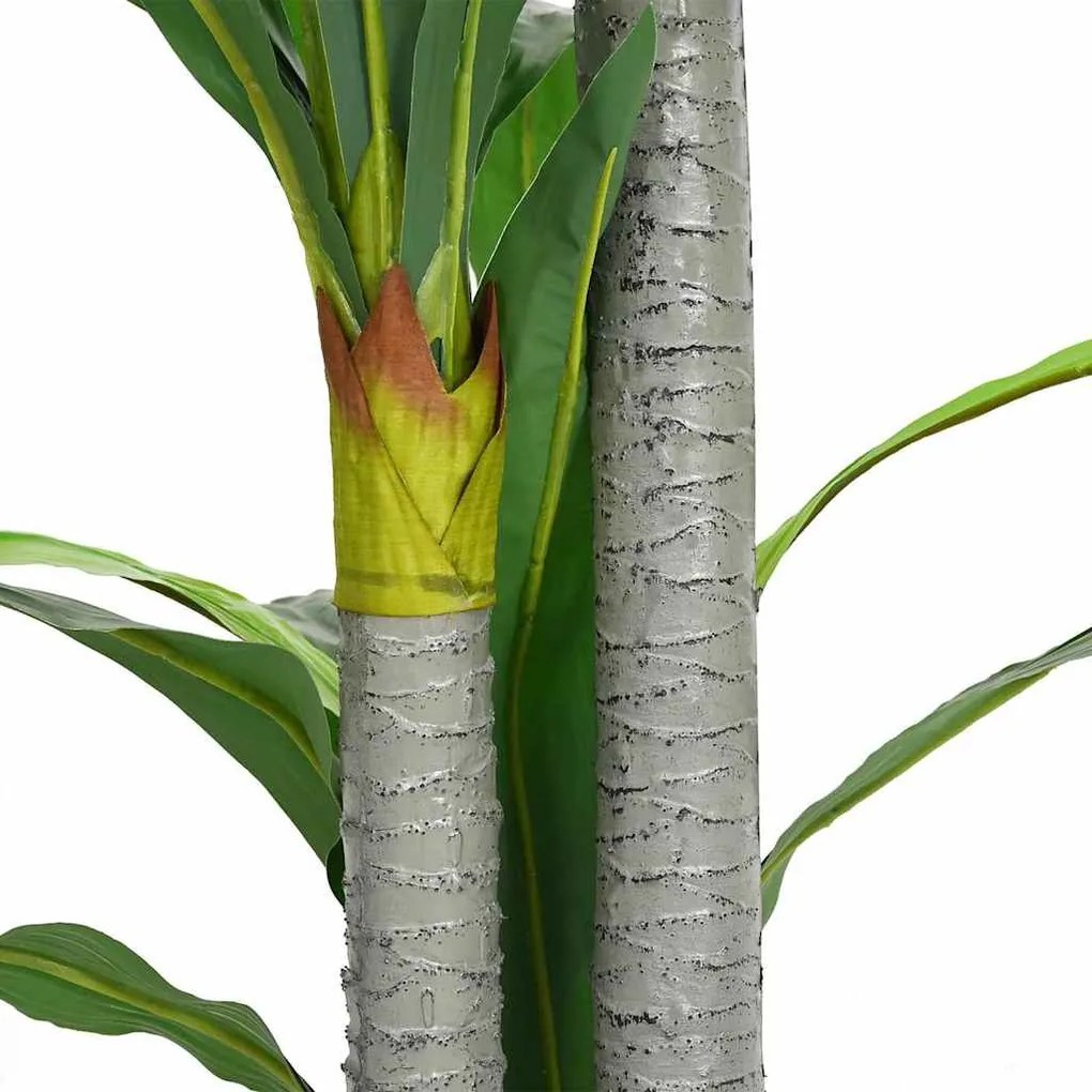 zöld mesterséges dracaena fa 36 levéllel 120 cm