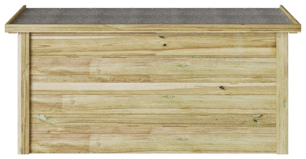 Tároló doboz 44x119x57 cm impregnált fenyő