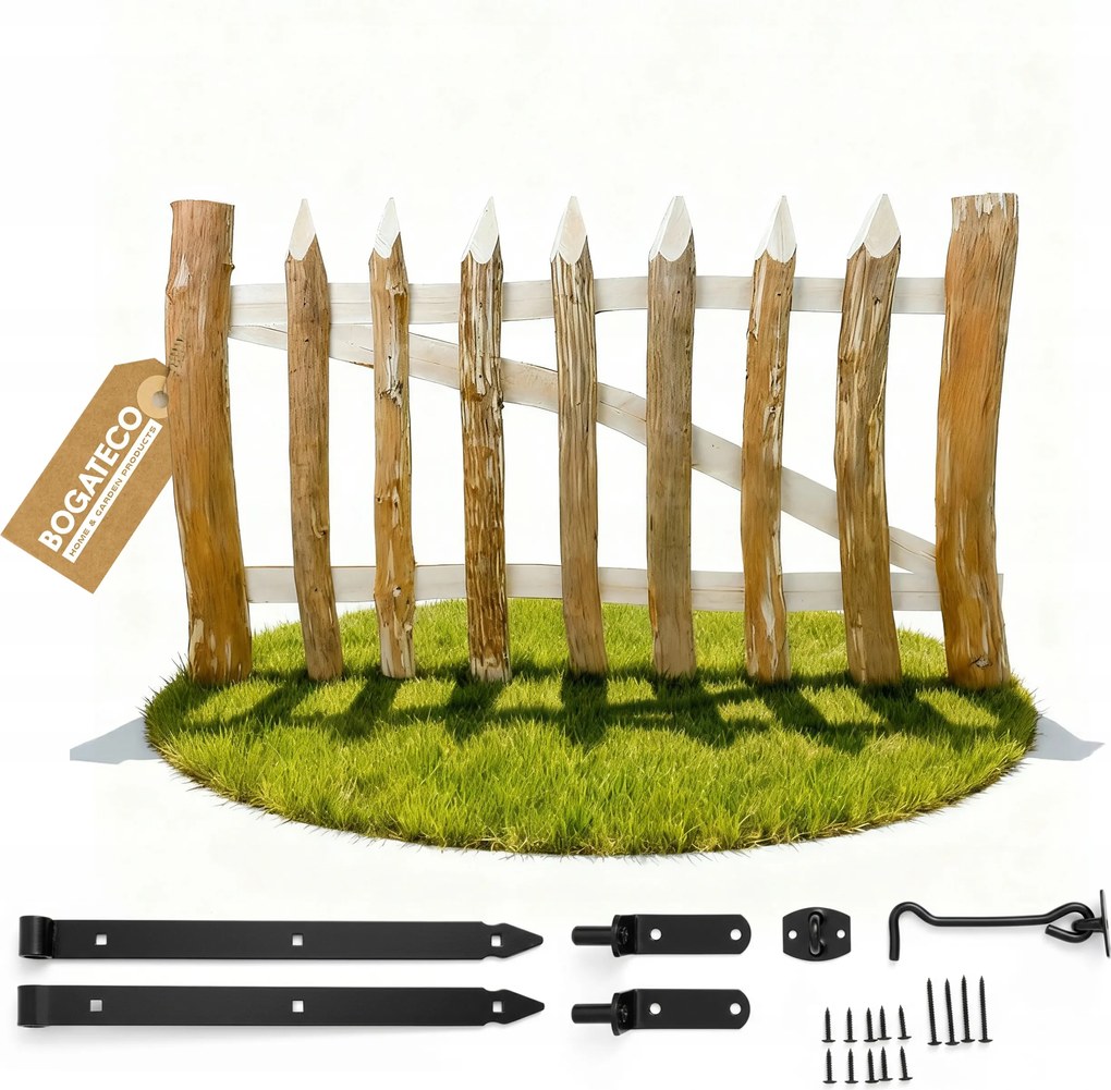 Kerti Kapu 60x100cm Jobbos Fa Kapu