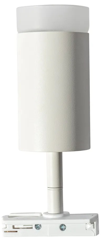 Modern spotlámpa fehér gyűrűvel 1-fázisú sínrendszerhez GU10 50mm - Iconic Jeana
