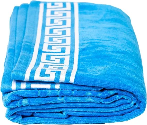 POSEIDON Strandtörölköző kék 165x90cm