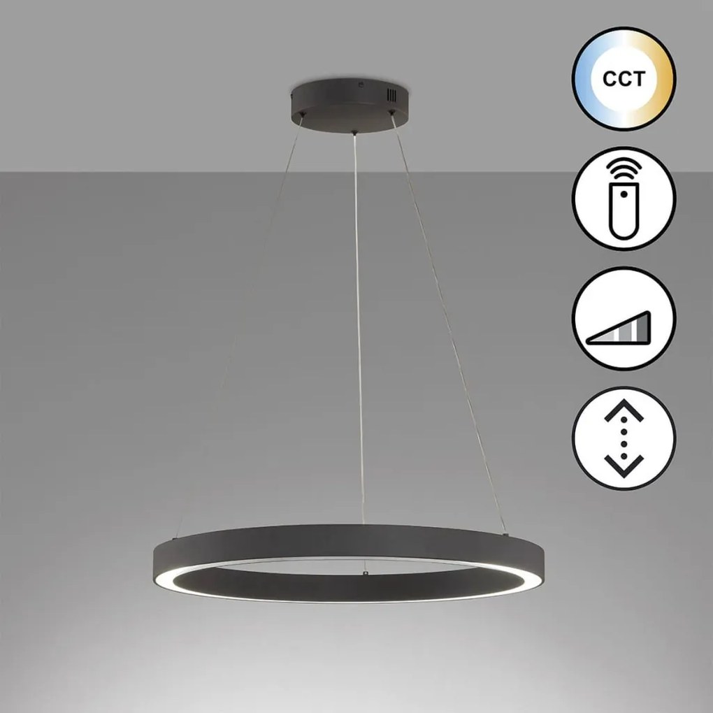 Fischer&Honsel Sirko 61049 Lepel lámpa 1x56W/LED 2700K 8000 lm IP20