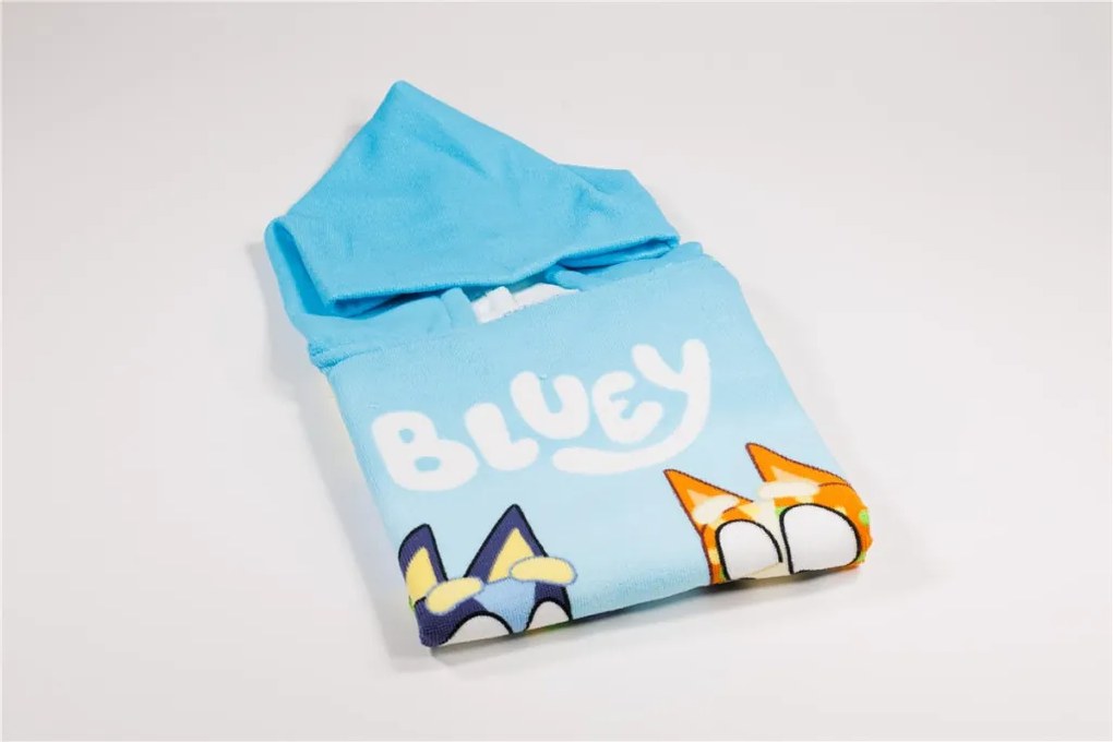 Bluey Sandcastle strand törölköző poncsó 55x110 cm (Fast Dry)