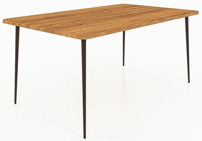 Tölgyfa étkezőasztal 200x90 cm Kula – The Beds