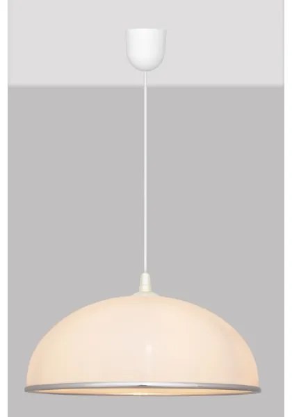 Csillár zsinóron CIRCLE 1xE27/15W/230V fehér