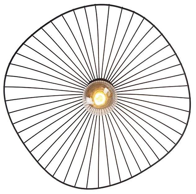 Design mennyezeti lámpa fekete 50 cm - Pua