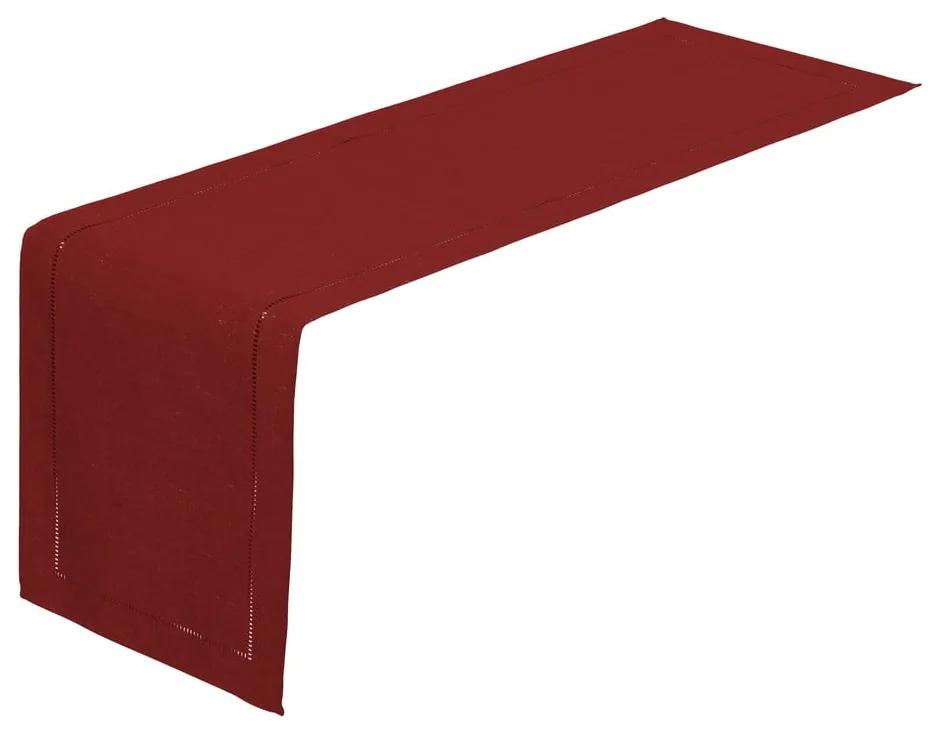 Bíborvörös asztali futó, 150 x 41 cm - Unimasa