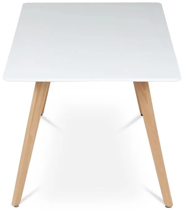 Étkezőasztal 120×80 cm, MDF, Fehér. DT-313 WT