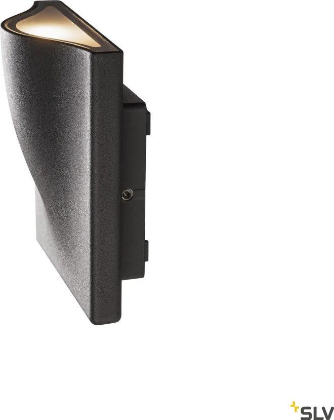 SLV 1002503 VILUA Modern Kültéri Fali Lámpa Antracit LED IP54