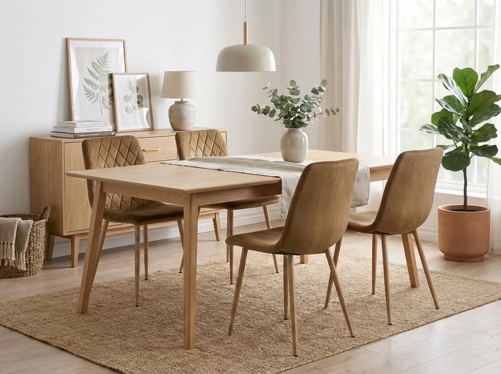 Barna bársonyszék TURIN